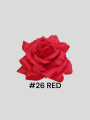 Róża Główka Kwiatowa Wyrobowa 15 cm B5 96 Sztuk 26 red