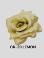 Róża Główka Kwiatowa Wyrobowa 15 cm B5 96 Sztuk cr-29 lemon