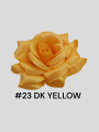 Róża Główka Kwiatowa Wyrobowa 15 cm B5 96 Sztuk 23 dk yellow