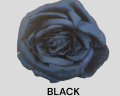 Róża Główka Kwiatowa Wyrobowa 11 cm VIP2128 12 Sztuk Black
