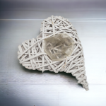Osłonka Serce z Wikliny W500 27 cm x 7 cm