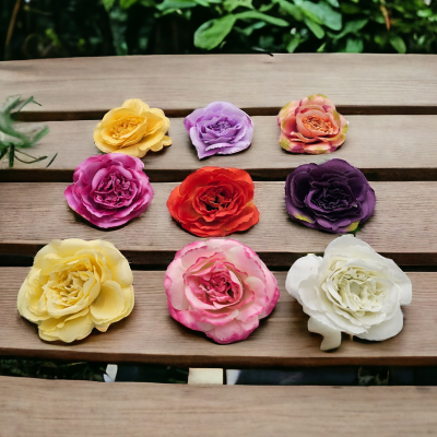 Róża Główka Kwiatowa Wyrobowa 10 cm M683 12 Sztuk