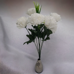 Bukiet Chryzantem 8 Kwiatów Biała 57 cm VIP388