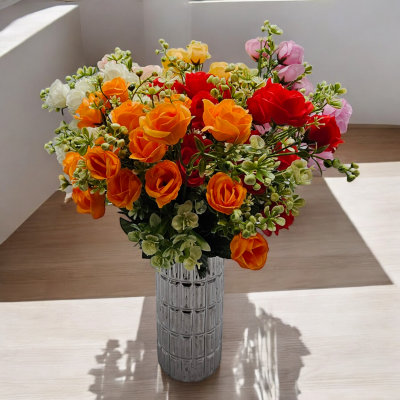 Bukiet Róże 49 cm MIX VIP5685 12 Bukietów