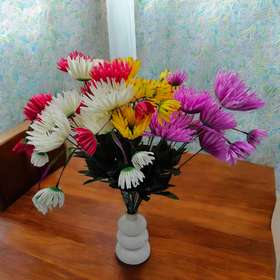 Bukiet chryzantema Wszystkich Świętych  66 x 12 cm różne kolory ASC24202