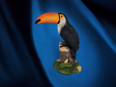 Figurka Ptak Tukan 13 x 8 x 18 cm 180755-1S