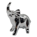Figurka Słoń Ceramiczny Srebrny ZY21860-2S 15 x 7 x 15 cm 2
