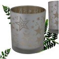 Świecznik dekoracyjny czarny szklany 8,5 x 7 x 6,5 cm YQW8497-1 (6).png