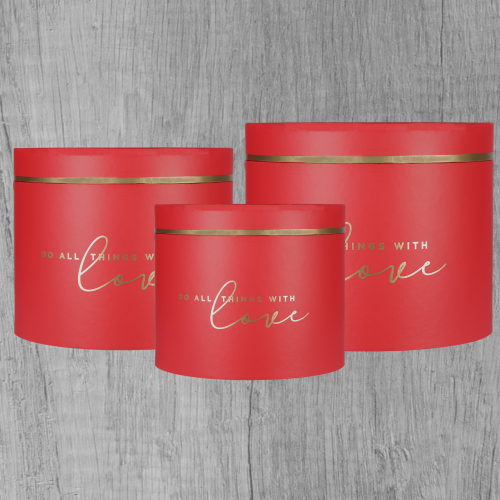 Box na Kwiaty Flower Prezent Pudełko Flowerbox W2522 3 sztuki ZESTAW (2).png