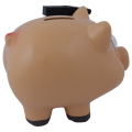 Świnka Skarbonka Ceramiczna Pomarańczowa z Młotkiem 15 x 13 x 12 cm DX404-5 (5).png