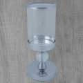 Świecznik Ozdobny Dekoracyjny Srebrny z Kryształem K1510-AS 28 x 12 cm (min).png