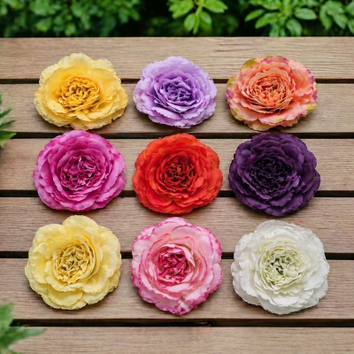 Róża Główka Kwiatowa Wyrobowa 10 cm M683 12 Sztuk