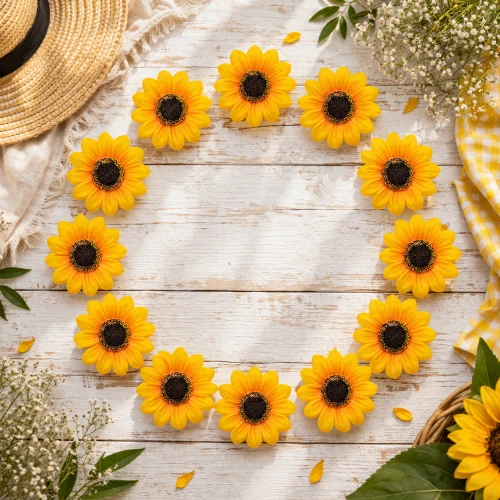 Słonecznik Główka Kwiatowa Wyrobowy 8 cm VIP6472 12 Sztuk 4.png