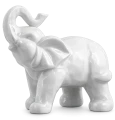 Figurka Słoń Ceramiczny Słonik Biały 11 x 5 x 9 cm ZY22128-W (2).png