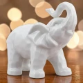 Figurka Słoń Ceramiczny Słonik Biały 11 x 5 x 9 cm ZY22128-W (5).jpg