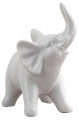 Figurka Słoń Ceramiczny Słonik Biały 11 x 7 x 14 cm ZY21860-2W (2).png