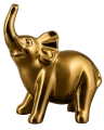 Figurka Słoń Ceramiczny Słonik Złoty 12 x 9 x 13 cm ZY21860-2G (1).png