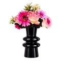 Wazon Czarny Szklany Nowoczesny Elegancki 20 x 12 cm AST232292 5905815810187 (5).png