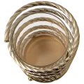 Świecznik Złoty Tuba Metalowy Oplot JX-180-1G 16 X 23 cm (3).png
