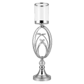Świecznik Złoty Metalowy Owal z Kryształkami JX-192-2S 16 x 62 cm (3).png