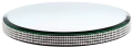 Świecznik Lustrzany Okrągły Podstawka z Kryształkami  2,5 x 20 cm YQR8131-3 (1).png